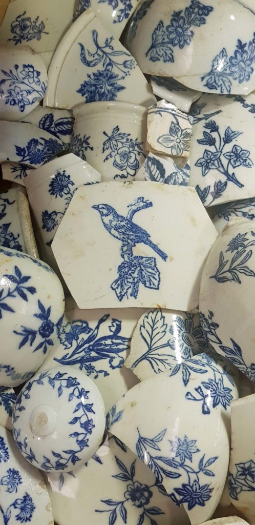 Tessons de bleus de St Uze